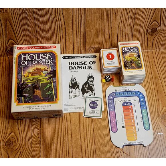 Choose Your Own Adventure House of Danger game 2018 a cooperative game Zman cyoa - Picture 1 of 9